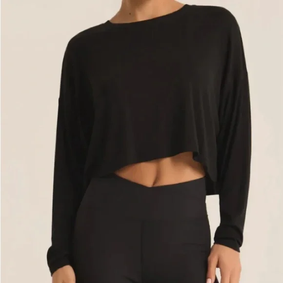 Urban Outfitters Cropped Sweater (Black) - Picture 1 of 4